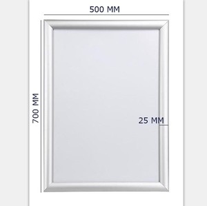 Letrero de aluminio Marco de imagen edificio Oficina aviso marco publicidad pantalla pargo marco 8,5x11 fabricante - Product Image 2