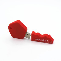 Penjualan terlaris model baru usb disk 32GB promosi hadiah bentuk kunci kapasitas nyata usb flash drive kustom