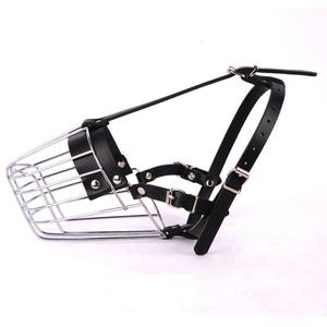 사용자 정의 크기 독일 셰퍼드 개 총구 단단한 클래식 스타일 리본 장식 훈련을위한 강철 충격 방지 및 녹 무료 - Product Image 1