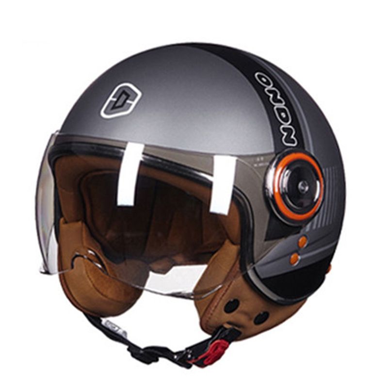 ไทเทเนียมลายทางใหญ่แบบด้าน/สีดำและสีส้ม