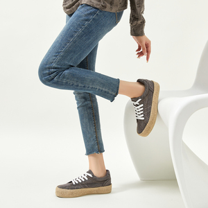 2025 nouveaux Styles vente chaude léger confort toile mode hommes et dames à lacets <span class=keywords><strong>Espadrilles</strong></span> chaussures été automne en gros - Product Image 5