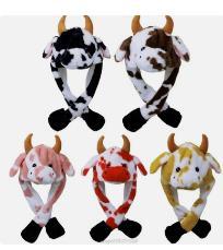 Fabricant de jouets en peluche personnalisés – Nouveauté 2025 : Vache de dessin animé mignonne super douce avec oreilles mobiles et lumières - Product Image 2
