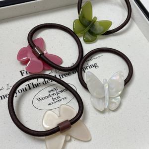 Transfrontalier français pour Style haut de gamme 3D arc acétate doux frange côté filles pince à <span class=keywords><strong>cheveux</strong></span> haute élastique <span class=keywords><strong>cheveux</strong></span> - Product Image 4