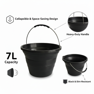 <span class=keywords><strong>Cubo</strong></span> de Almacenamiento <span class=keywords><strong>Plegable</strong></span> de Silicona para Acampar al Aire Libre, Suministro de Fábrica, Portátil, para <span class=keywords><strong>Playa</strong></span>, Hielo, Agua y Artículos Diversos - Product Image 5