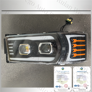 ไฟหน้า LED แบบเลนส์คู่รุ่นใหม่ที่ได้รับการอัพเกรด 1730958 เหมาะสำหรับไฟหน้ารถบรรทุกสแกนเนีย OEM 1730953 1385410 1387155 - Product Image 3