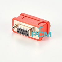 Adaptateur de connecteur de terminaison de bus CAN avec résistance de 120 ohms, DB9 mâle vers DB9 9 broches femelle, prise de terminaison de réseau CAN