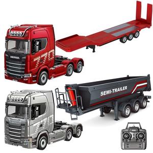 Nouveau modèle de <span class=keywords><strong>camion</strong></span> à plateau basculant semi-remorque Huina 1501 Tractor License <span class=keywords><strong>Scania</strong></span> 770S V8 1/18 RC 2026, <span class=keywords><strong>télécommande</strong></span> 2.4G - Product Image 1