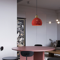Lustre long en métal de style nordique avec hauteur réglable, lumière LED blanc chaud, décoration pour restaurant, bar, café, loft