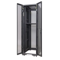 Rak Server Mini 19 Inch, Rak Komputer, Rak Server, Kabinet Server, Pintu Ventilasi 42u, Pintu Jaring Hitam