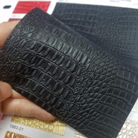 Similicuir PU gaufré motif crocodile pour emballage de boîtes à vin, meubles, canapés et usage décoratif - Résistant à l'eau