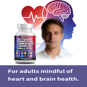 Cápsulas de <span class=keywords><strong>Nattokinase</strong></span> OEM/ODM Complexo de Enzimas de Minhoca (contendo Cápsulas de Extrato de Bromelaína e Rutina) Suplemento Dietético - Product Image 6