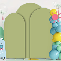Support d'arche portable pour toile de fond de mariage, panneau d'arche solide pour photomaton, décor de fond réutilisable pour fêtes, mariages, anniversaires