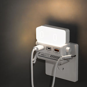 Veilleuse LED, rechargeable par USB, commande à distance/voix, 3 modes, ABS+PC, veilleuse d'intérieur pour chambre à coucher/chambre de bébé/escalier - Product Image 6