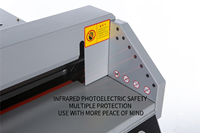 Cortadora de Papel Eléctrica FN-G450VS+ A3 de 450 mm, Máquina de Corte de Papel de Alta Precisión con Protección de Seguridad Infrarroja
