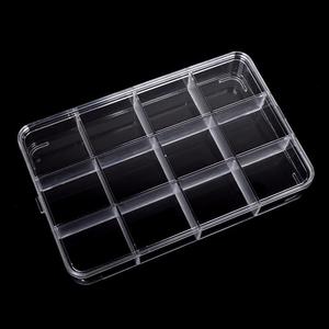 Jewelry <b>storage</b> <b>box</b> <b>with</b> <b>lid</b>, transparent acrylic <b>small</b> compartment <b>box</b>, jewelry display tray, crystal <b>box</b> - Product Image 1