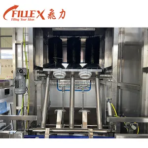 Fully Automatic Hot Alkaline Water 5 Gallon Washing Filling Machine Wholesale Gallon Water Filling Line