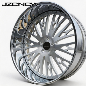 ล้อแม็กซ์ JZCNCW Cravatta 3 ชิ้น ขนาด 5x127 5x120.65 มม. ขอบลึก 22 24 26 28 30 นิ้ว สำหรับ Caprice Impala Cutlass Monte Carlo - Product Image 3