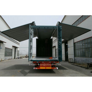 <span class=keywords><strong>Remorque</strong></span> hydraulique pour camion électrique, accessoire <span class=keywords><strong>remorque</strong></span> avec des ailes ouvertes de 12m de Long, camion à Double aile, 40 tonnes, deuxième main - Product Image 5