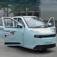 Toptan elektrikli üç tekerlekli bisiklet iki kişi elektrikli arabalar yetişkinler araç düşük hız 48V 60V 72V düşük hız elektrikli araç