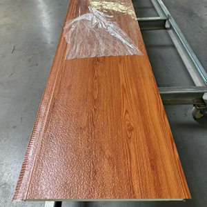 Panneau sandwich populaire en aluminium <span class=keywords><strong>extrudé</strong></span> alvéolé pour usage extérieur et intérieur, résistant à l'eau et au feu, garantie 5 ans - Product Image 4