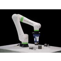 Robot collaboratif Fanuc CRX-5iA avec pince robotique Schunk pour machine de préhension et d'assemblage CNC
