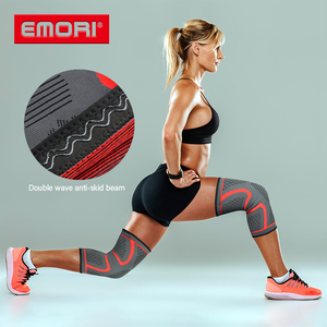 Genouillères de compression élastiques multicolores pour motocross et cyclisme - Product Image 4