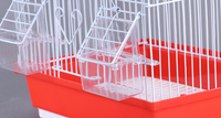 Cage de vol respirante en fil métallique pour oiseaux de compagnie, avec plateau amovible léger, pour détaillants et salles d'exposition, fourniture OEM