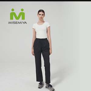 Confezione da 3 pezzi - Pantaloni da toilette unisex con vita elastica e taglio dritto 65% poliestere 35% cotone 3-8312 - Product Image 1