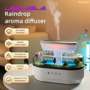 Humidificador de Escritorio con Difusor de Niebla en Forma de Gota de Lluvia y Luz LED para Dormitorio y Uso Doméstico - Product Image 2