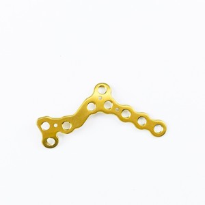 Plaque de blocage anatomique pour pied, <span class=keywords><strong>cheville</strong></span>, calcéna, métatarphes, MIPO Convex MT X Oblique H, extension de colonne externe avec <span class=keywords><strong>vis</strong></span> de 3,5 mm - Product Image 4