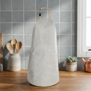 Delantal de tela no tejida, ligero, estilo sencillo para uso diario en la cocina, sin bolsillos - Product Image 2