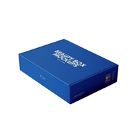 Boîte cadeau en carton ondulé personnalisée avec un design coloré pour l'expédition e-commerce et l'emballage de marque, boîte cadeau en papier pour envoi postal
