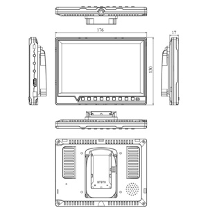 จอภาพกล้อง FEELWORLD FW760 ขนาด 7 นิ้ว IPS, ความละเอียด 1920x1200, ความสว่าง 450nits, รองรับ 4K HDMI, บางเฉียบ 17 มม. สำหรับชุดกล้อง DSLR, บริการ OEM/ODM - Product Image 6