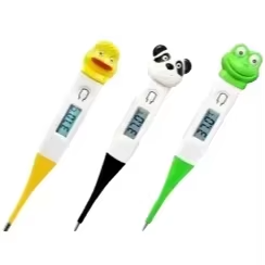 Thermomètre en forme de tête d'animal adorable pour enfants, design créatif de dessin animé, prix promotionnel en stock, prêt à être expédié - Product Image 2