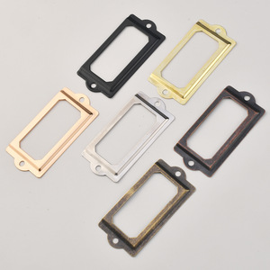 Metal <b>Frame</b> Rectangle 70x33mm Antique Bronze Red Bronze Yellow Bronze Silver <b>Black</b> Rose Gold Drawer Decoration Durable Plated - Product Image 3