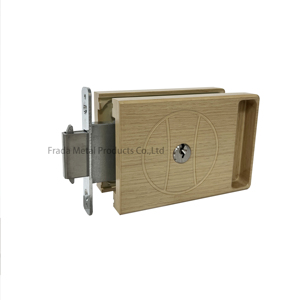 Latón americano cromado sin agujeros con indicador y cerradura de perno de puerta para cerradura de puerta de vidrio de Ducha - Product Image 1