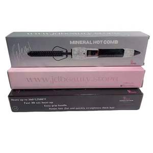 Custom Printing Luxe Flat Iron Stijltang Hot Kam Gegolfd Papier Dozen - Product Image 4