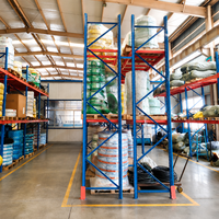 Système de rayonnage industriel en acier robuste pour entrepôt, stockage et logistique en usine