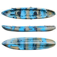 Kayak double pour 3 personnes, accessoire bon marché, pour la pêche, la randonnée, en vente