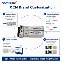 Module émetteur-récepteur SFP+ 10G BIDI BX20 20km 1270/1330nm Simplex LC SMF DDM de qualité industrielle pour réseau d'entreprise
