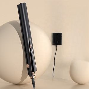 ตัวหนีบแผ่นตรงแบบพกพาขนาดกะทัดรัดพร้อมฟังก์ชันล็อคด้วยปุ่มเดียวเพื่อการจัดเก็บและการเดินทางที่ง่ายดาย - Product Image 4