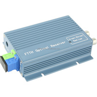 Ftth Fttb Catv Optische Ontvanger Pakistan Satelliet Tv 2 Uitgangen Agc Passieve Fiber Optische Wdm Mini Knooppunt Ontvanger
