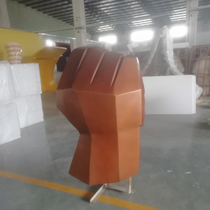 Escultura de Puño en Plástico Reforzado con Fibra de Vidrio, Figura Decorativa Moderna Artística de Resina para Montaje en Suelo - Product Image 2