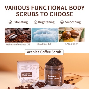 Gommage corporel au café naturel OEM, nourrissant et lissant, avec huile de <span class=keywords><strong>coco</strong></span>, pour la douche et le spa - Product Image 4