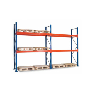 מפעל ישיר באיכות גבוהה צפיפות גבוהה מברזל אחסון מתלה כפול כונן מדף עמוק כונן-בעיצוב פריסת ללא מתכת עבור - Product Image 1