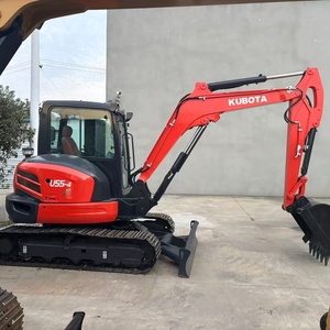 Miniexcavadora Kubota U55 Usada en Buenas Condiciones, Importada de Japón, Gran Oferta |   Kubota U55 de Segunda Mano para Minería y Proyectos Viales - Product Image 1