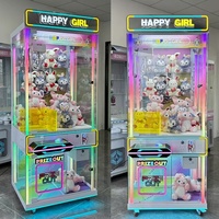Machine de jeu à pièces pour parc d'attractions intérieur, mini machine distributrice à griffes, populaire, à pièces