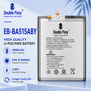 Batteria Li-Polymer DOUBLE PONY EB-BA515ABY di Alta Qualità 4000mAh, Compatibile con <span class=keywords><strong>Samsung</strong></span> Galaxy <span class=keywords><strong>A51</strong></span> 4G, OEM, Disponibile - Product Image 1