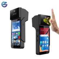 Terminal de paiement biométrique HD 5,5 pouces avec lecteur d'empreintes digitales, Android 15, processeur 8 cœurs, batterie 3600 mAh, lecteur NFC, 4 Go de RAM, 32 Go de stockage