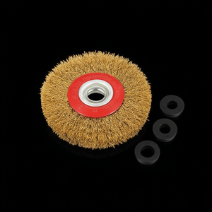 แปรงกลม 200x25 มม. ลวดสแตนเลสขัดเงาสำหรับขัดโลหะ - Product Image 3